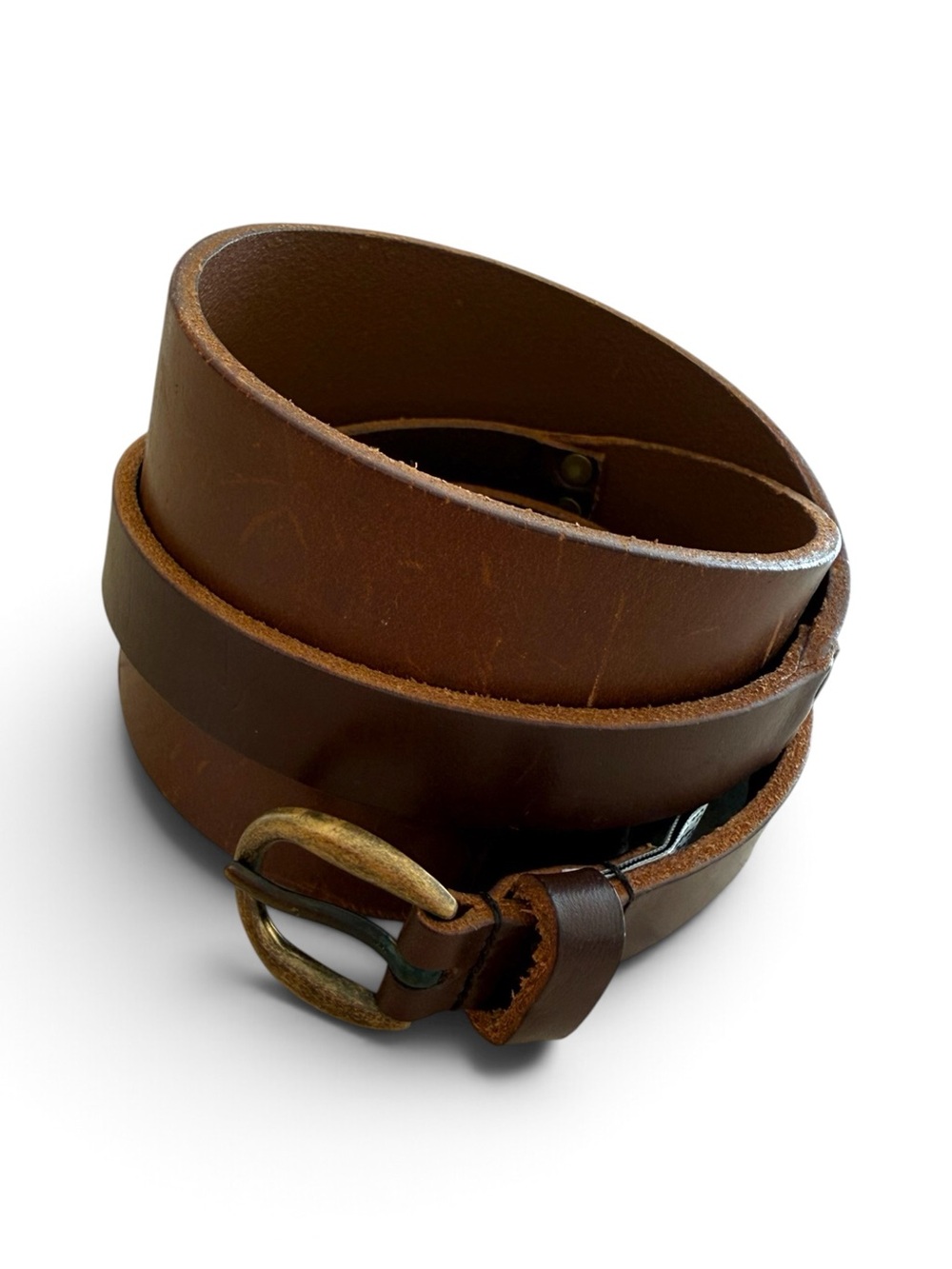 Dolce & Gabbana Brown Leather Wrap Belt